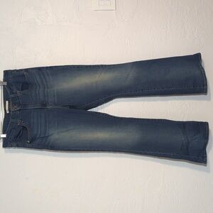 Levis 725 Womens High Rise Bootcut Comfy Stretchy Denim Jeans Size 33